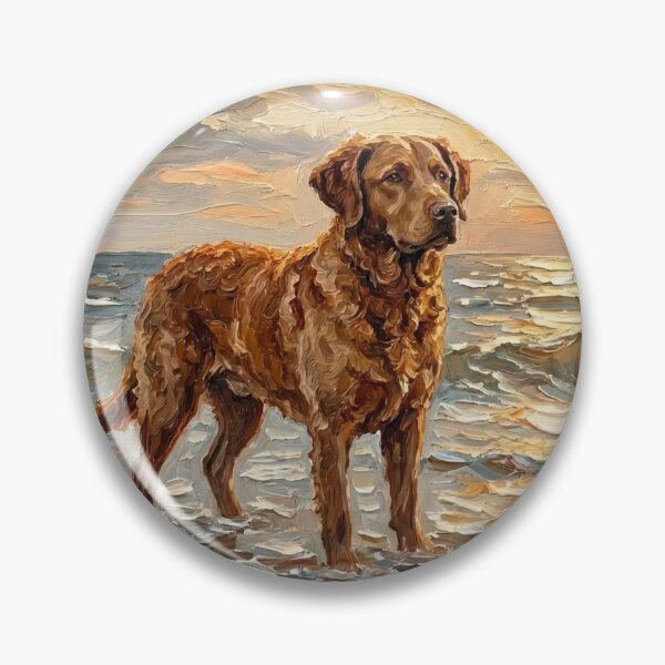 Item preview, Beach Days – Chesapeake Bay Retriever designed and sold by AjaTrier.