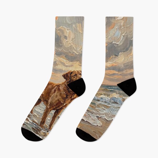 Item preview, Beach Days – Chesapeake Bay Retriever designed and sold by AjaTrier.