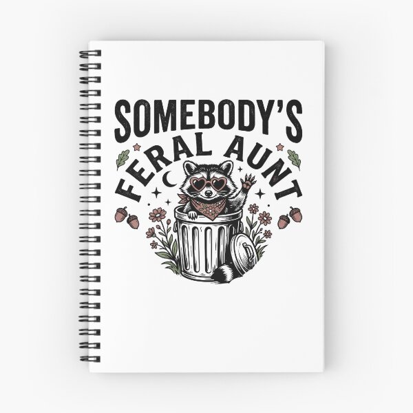 Item preview, Somebody's Feral Aunt Retro Funny Aunt Quote Vintage Humor designed and sold by get55shirt.