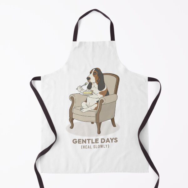 Item preview, Basset Hound enjoying a slice of pie vintage illustration designed and sold by Cozy Vintage Animal.