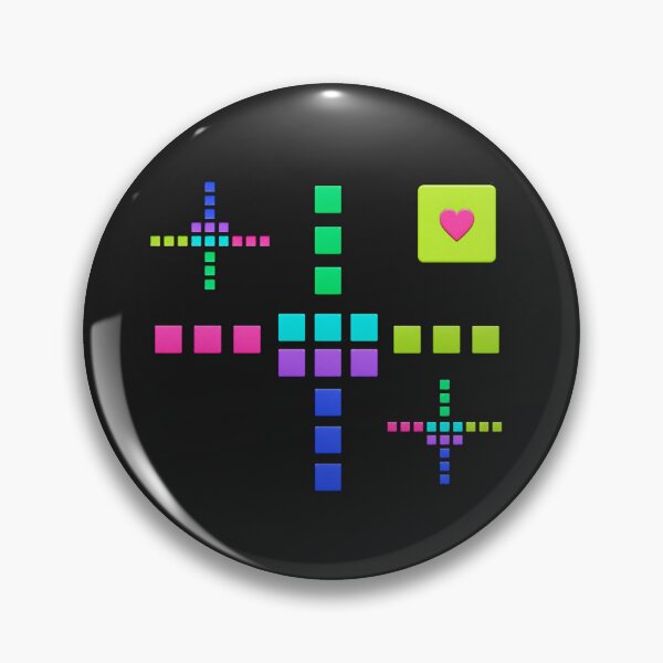 Item preview,  Pixel Love Geometry – Color Block Graphic T-Shirt designed and sold by Aimetoi.