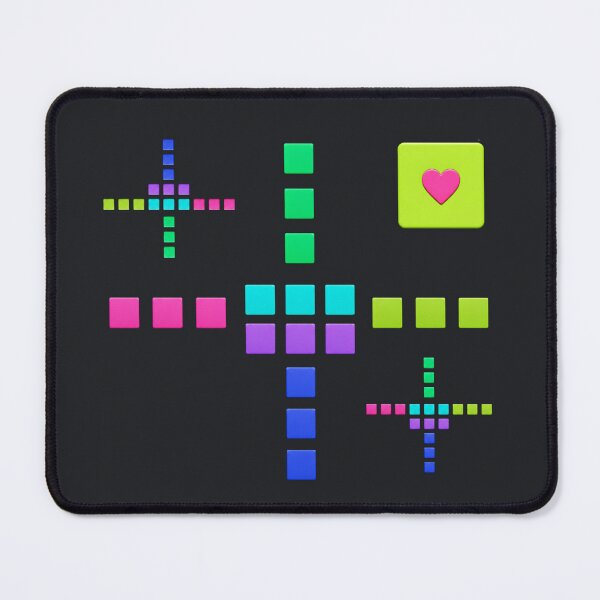 Item preview,  Pixel Love Geometry – Color Block Graphic T-Shirt designed and sold by Aimetoi.