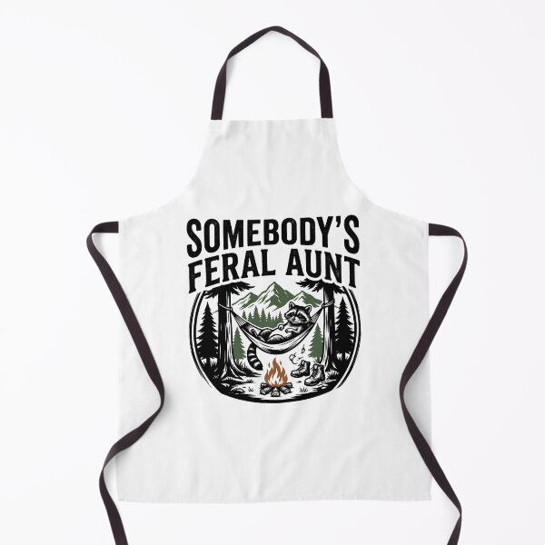 Item preview, Somebody's Feral Aunt Funny Retro Chaotic Family Meme Humor Design designed and sold by get55shirt.