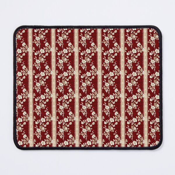 Item preview, Vintage Red Striped Floral Pattern designed and sold by LouieVanille.