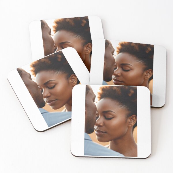 Item preview, Portrait - African American Couple, Moment of Affection designed and sold by Beat-It.