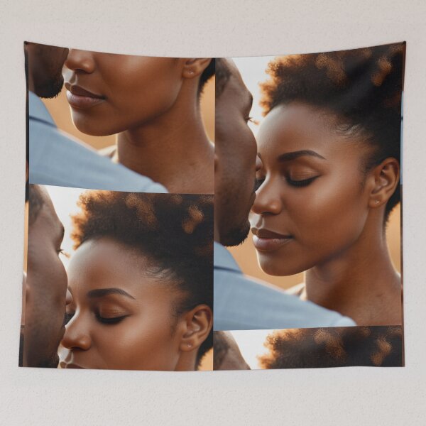 Item preview, Portrait - African American Couple, Moment of Affection designed and sold by Beat-It.
