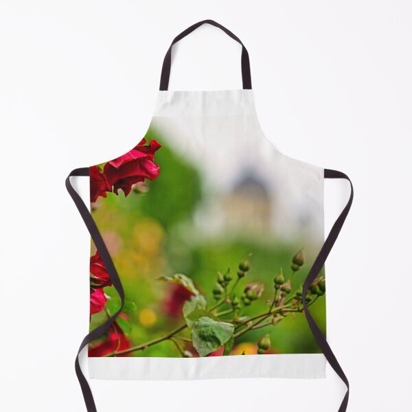 Item preview, Volksgarten red roses garden in Vienna, spring season background, Austria designed and sold by goceris.