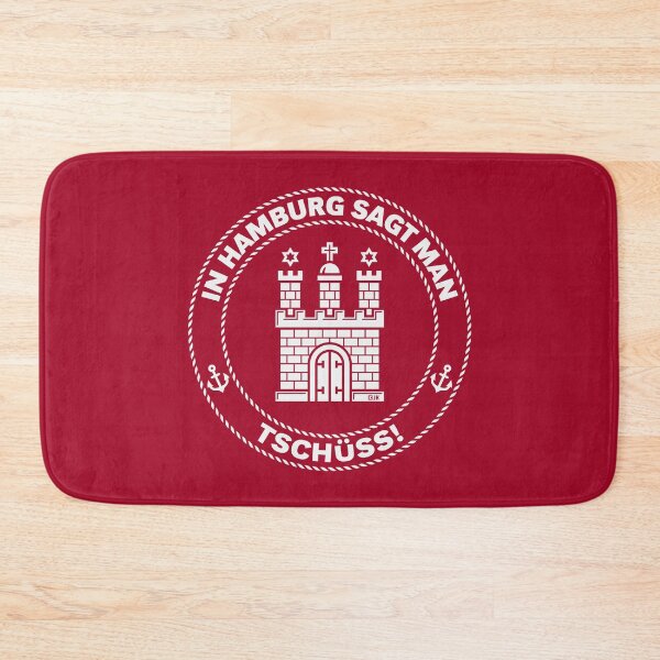 Item preview, In Hamburg, you say goodbye! (Farewell / White) designed and sold by Roderix.