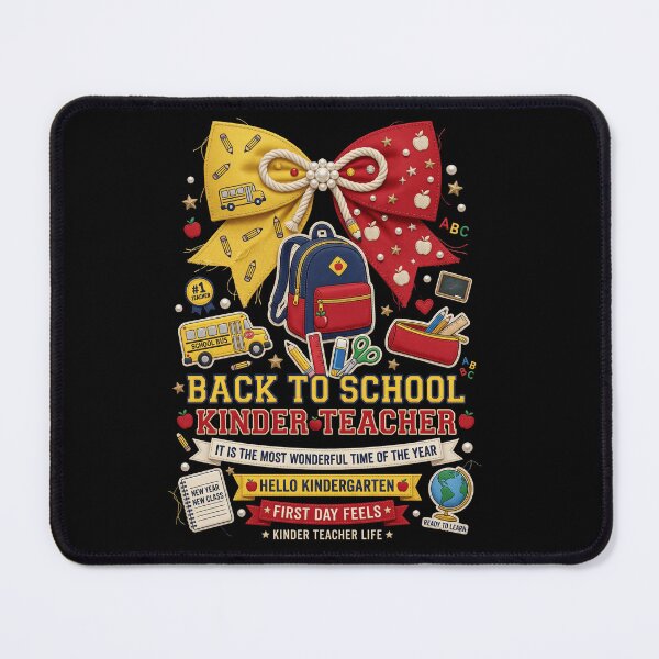 Item preview, Back To School Kinder Teacher designed and sold by Roy & Tiffany.
