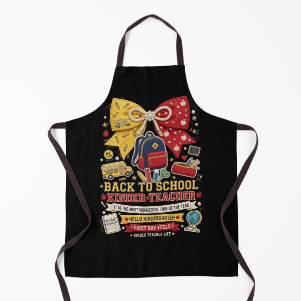 Item preview, Back To School Kinder Teacher designed and sold by Roy & Tiffany.