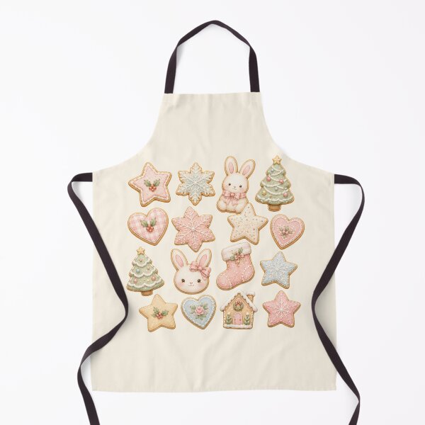Item preview, Pastel Christmas Cookie Clipart Collection | Kawaii Holiday Gingerbread & Bunny Cookies designed and sold by looplandger.
