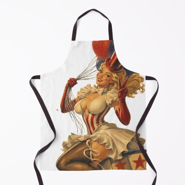 Item preview, Vintage Circus Pin-Up | Original Retro Clown Girl Illustration designed and sold by Cosplayvintage.