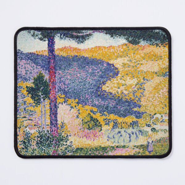 Item preview, impressionist Landscape Painting with Tall Tree designed and sold by SENSIBILITY2020.