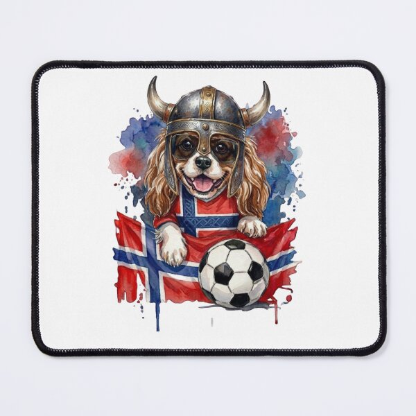 Item preview, Cavalier King Charles Spaniel Blenheim World Cup Norway Suppawter designed and sold by The Suppawters.