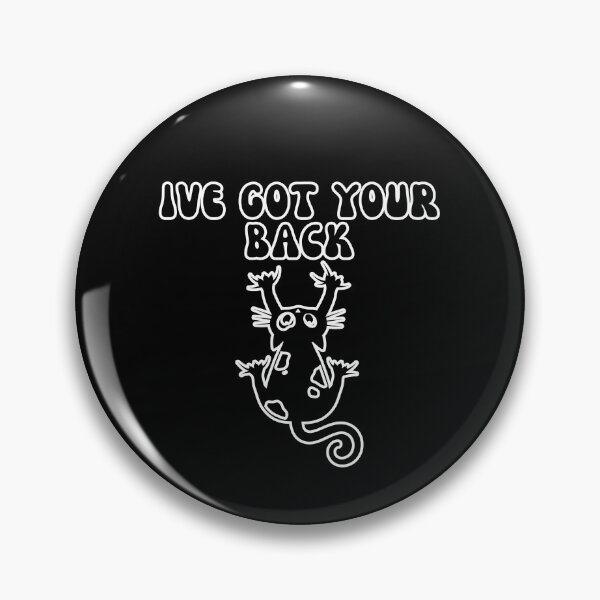 Item preview, I’ve Got Your Back Funny Black Cat | Cute Clingy Cat Pun designed and sold by BritishDelights.