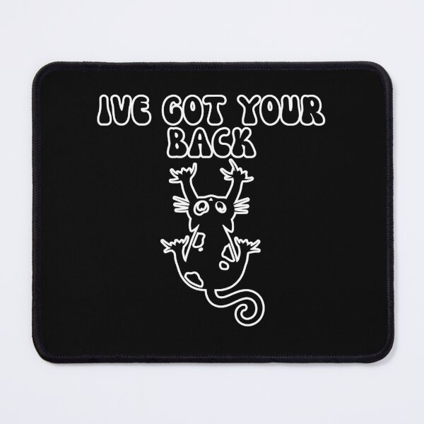 Item preview, I’ve Got Your Back Funny Black Cat | Cute Clingy Cat Pun designed and sold by BigfeetLittlepaws.
