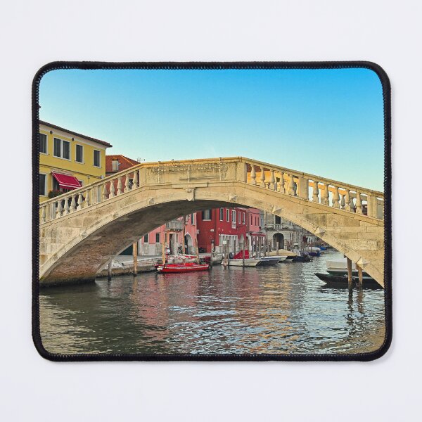 Item preview, Stone bridge Ponte di Vigo across Vena water canal in historical centre of Chioggia town, Veneto Region, Italy designed and sold by goceris.