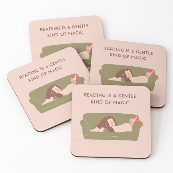 Item preview, Reading is a gentle kind of magic designed and sold by creativityisfun.