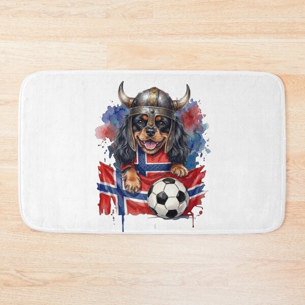 Item preview, Cavalier King Charles Spaniel black and tan World Cup Norway Suppawter designed and sold by The Suppawters.