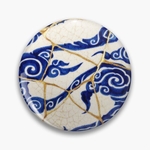 Item preview, Azure Serpent Gzhel Ceramic Design designed and sold by JFOdesign.