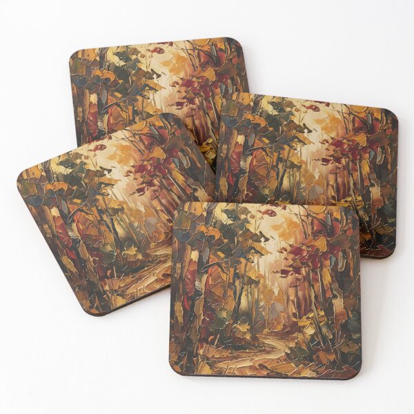 Item preview, Whispering Autumn Path - Classic Art designed and sold by Dhenin Studio.