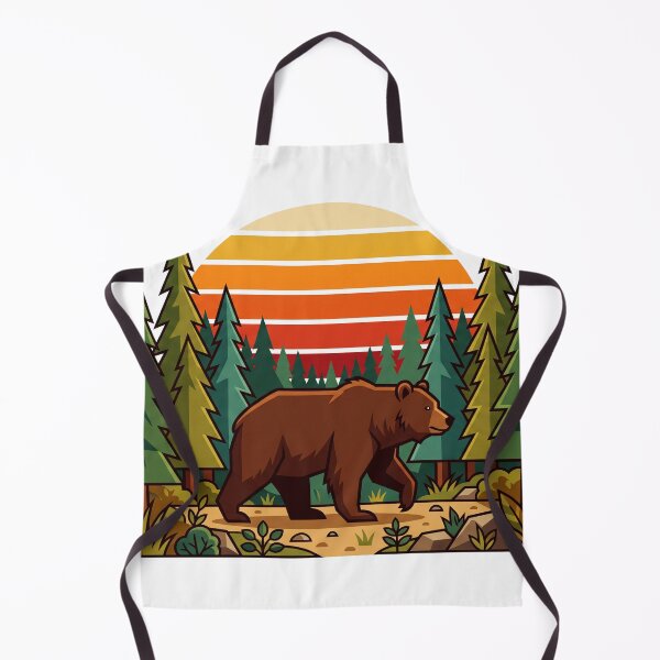 Item preview, Grizzly Bear Forest Sunset designed and sold by maniacdesignz11.