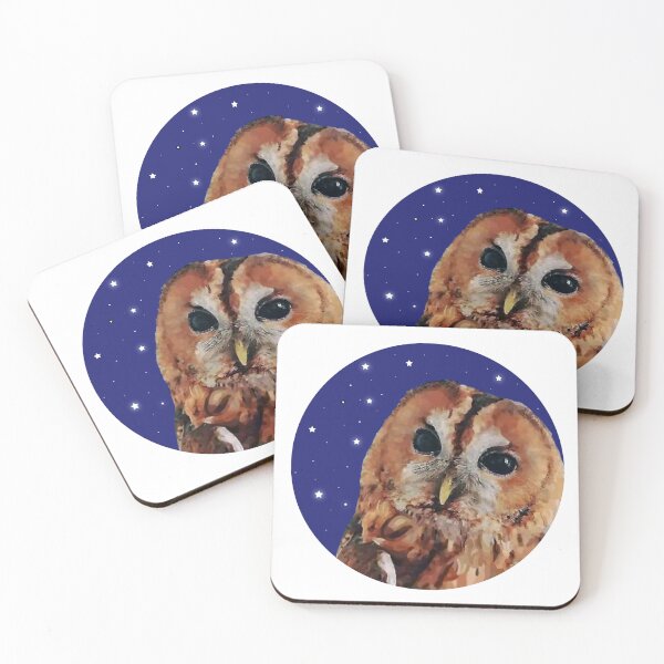 Item preview, Midnight Owl detailed illustration Proceeds go to animal charities and rescues designed and sold by AnimalFriends1.