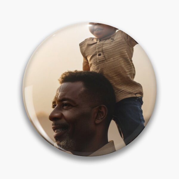 Item preview, Portrait - Afro-Bohemian Paternal Figure, African Family Aesthetic designed and sold by Beat-It.