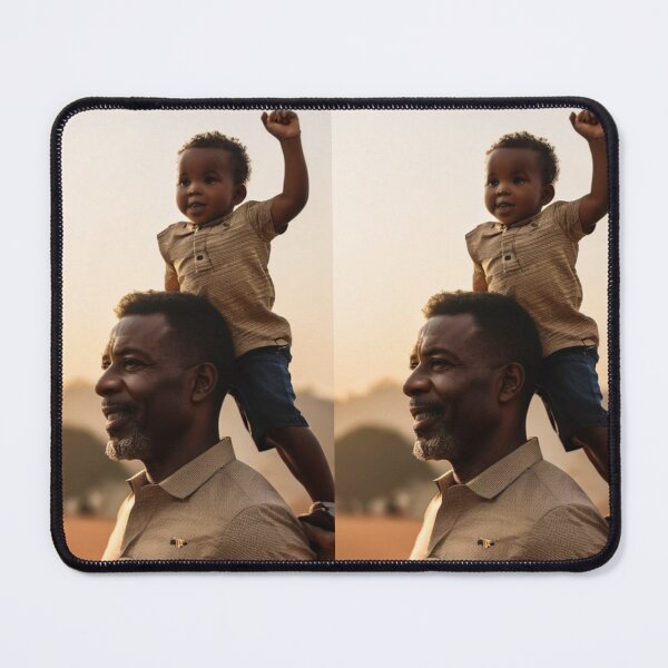 Item preview, Portrait - Afro-Bohemian Paternal Figure, African Family Aesthetic designed and sold by Beat-It.