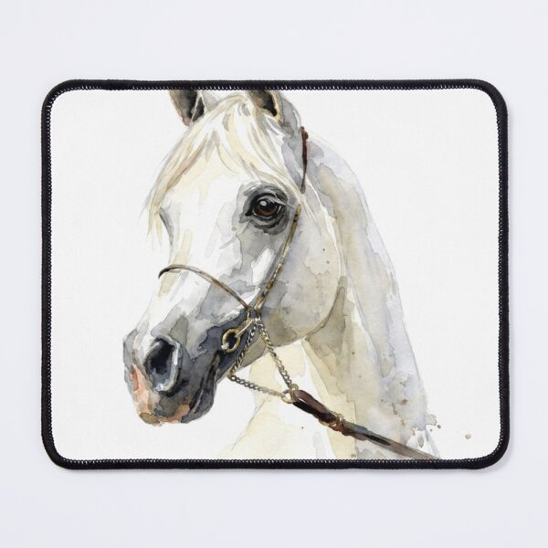 Item preview, Watercolor Arabian Horse Painting designed and sold by GelEtBallons.