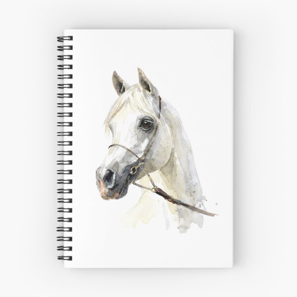 Item preview, Watercolor Arabian Horse Painting designed and sold by GelEtBallons.