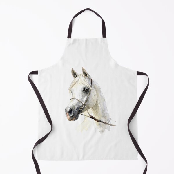 Item preview, Watercolor Arabian Horse Painting designed and sold by GelEtBallons.