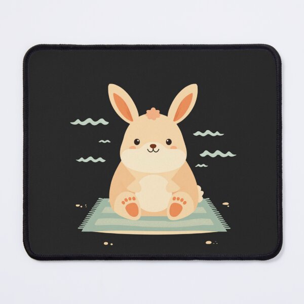 Item preview, Cute Fluffy Bunny Beach Towel Summer Kawaii T-Shirt designed and sold by WrongGift.