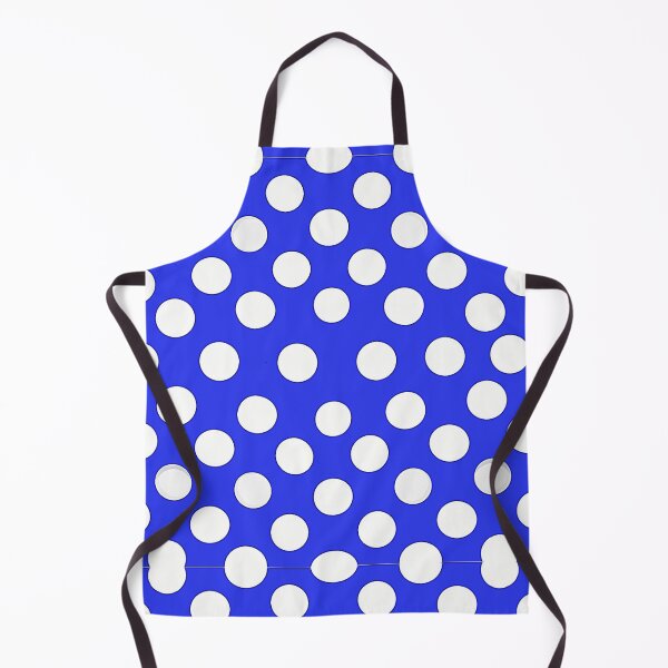 Item preview, White Polka Dots on Sea of Blue designed and sold by Pickle Wicked Designs.