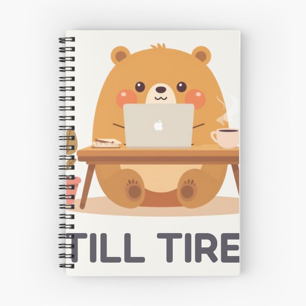 Item preview, Still Tired Bear Funny Kawaii Quote Cute Animal T-Shirt designed and sold by WrongGift.