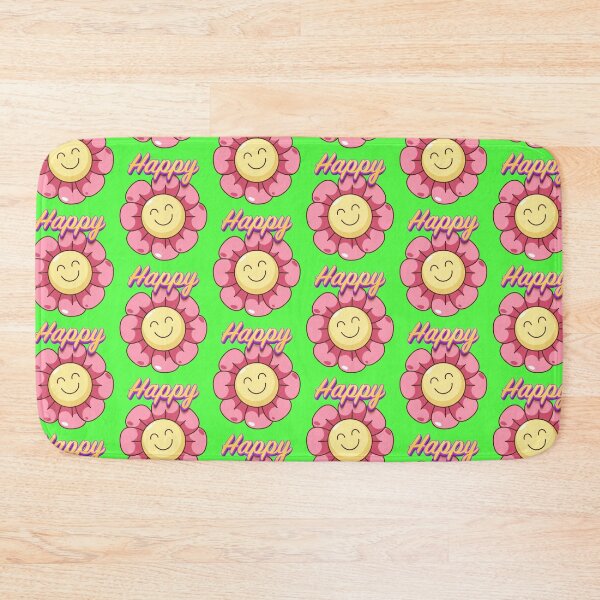 Item preview, Happy Flower Smiley Face Aesthetic Cute Floral Design designed and sold by NikBrin Prevail .