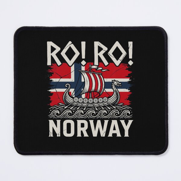 Item preview, Ro Ro Norwegian Viking Ship Norway Flag Culture Row Country designed and sold by AlexBestDeals.