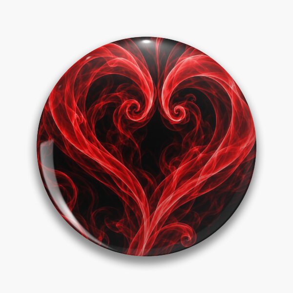 Item preview, Crimson Smoke Heart | Abstract Red Smoke Art on Black designed and sold by Kimberly Palmer.