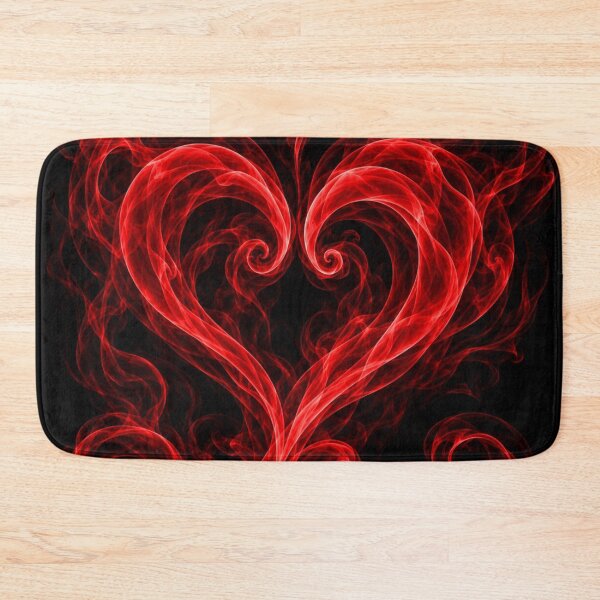 Item preview, Crimson Smoke Heart | Abstract Red Smoke Art on Black designed and sold by Kimberly Palmer.