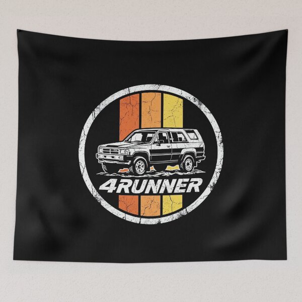 Item preview, Retro Style 1st Gen 4Runner 4x4 Off Road [Black Shirt Only] designed and sold by Off-Road-Zone.