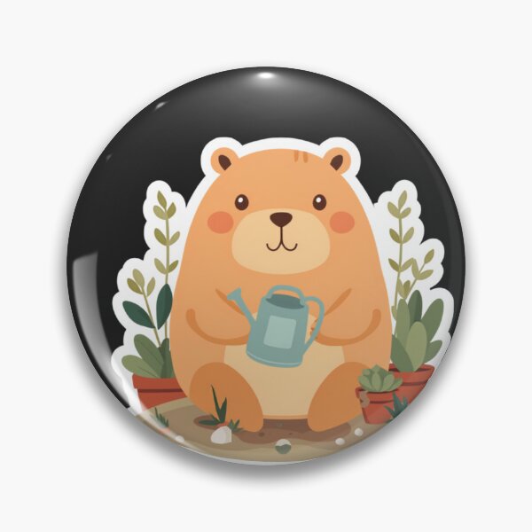 Artikelvorschau, Niedliches Capybara-Gießkannen-Pflanzeneltern-Kawaii-T-Shirt entworfen und verkauft von WrongGift.