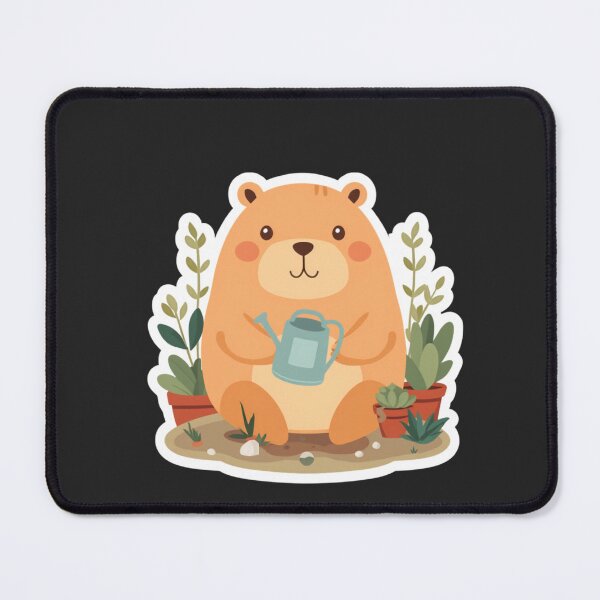 Item preview, Cute Capybara Watering Can Plant Parent Kawaii T-Shirt designed and sold by WrongGift.