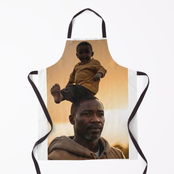 Artikelvorschau, Portrait - Afro-descendant Father Figure and Child, Golden Light entworfen und verkauft von Beat-It.