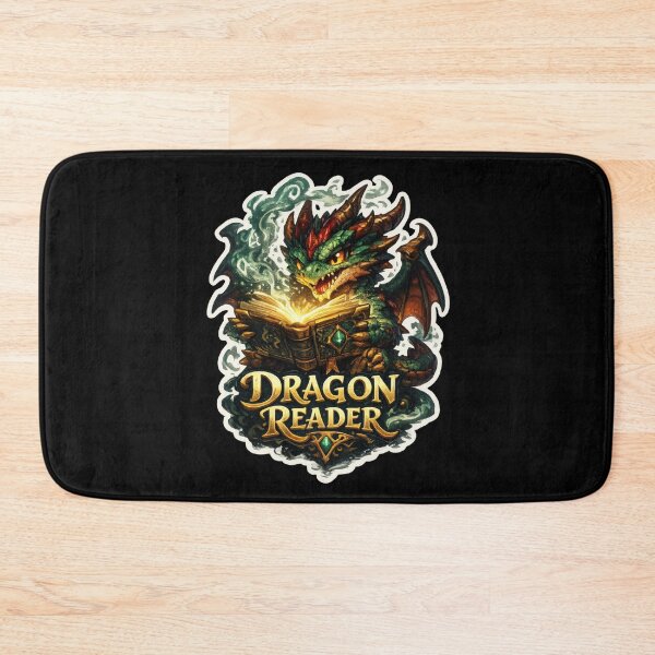 Item preview, Dragon Reader Fantasy Book Lover Sticker designed and sold by Sketchlegacy.