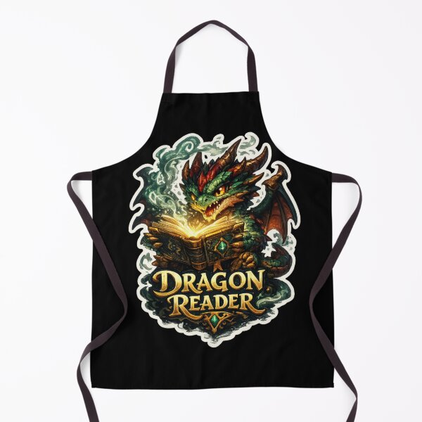 Item preview, Dragon Reader Fantasy Book Lover Sticker designed and sold by Sketchlegacy.