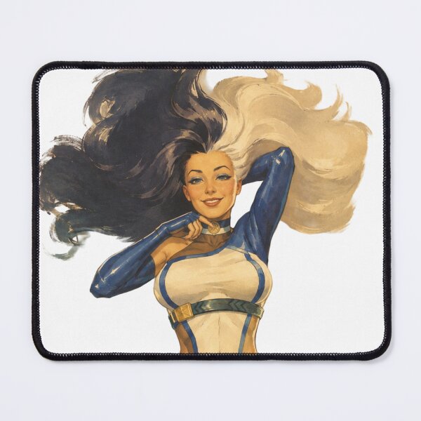 Item preview, Vintage Pin-Up Inspired Superhero Girl | Retro Comic Book Fantasy Art designed and sold by Cosplayvintage.