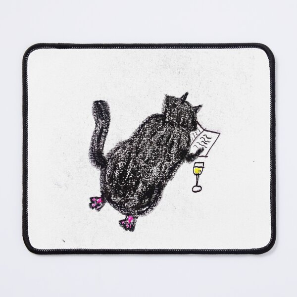 Item preview, Funny Black Cat Reading a Book designed and sold by MagicYana.