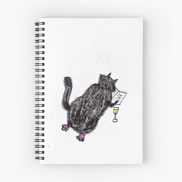 Item preview, Funny Black Cat Reading a Book designed and sold by MagicYana.