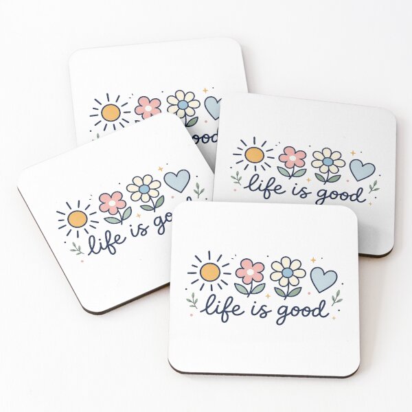 Item preview, spring daisy, life is good, floral graphic, boho flower, pastel daisy, vintage spring designed and sold by Sprinkle12345.
