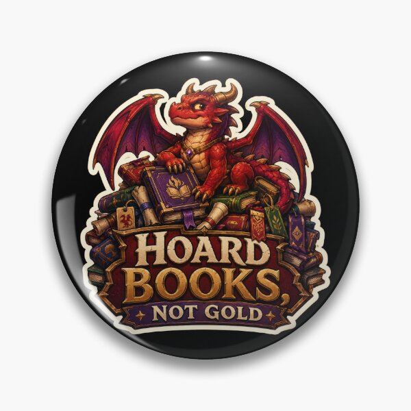 Item preview, Hoard Books Not Gold Dragon Reader Sticker  designed and sold by Sketchlegacy.